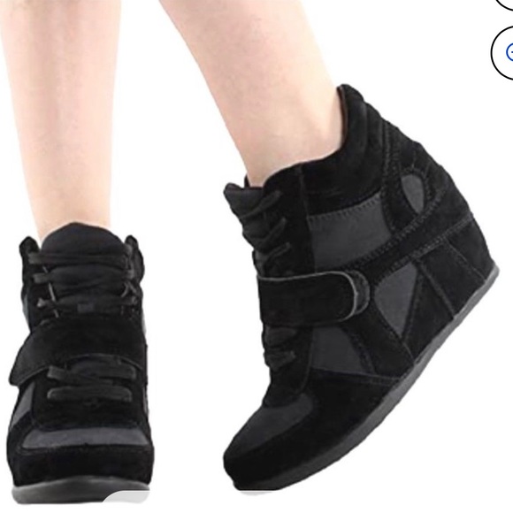 Shoes - Tennis Shoe Lift Height Increase Top Moda Sammy High Top Lace Up Fashion